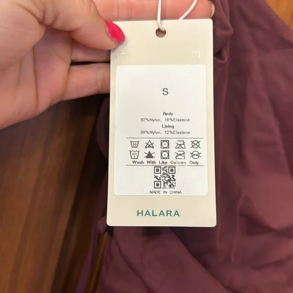 Halara Ruched Backless Crisscross Lace Up Split Bodycon Midi Casual Dress - Picture 7 of 7